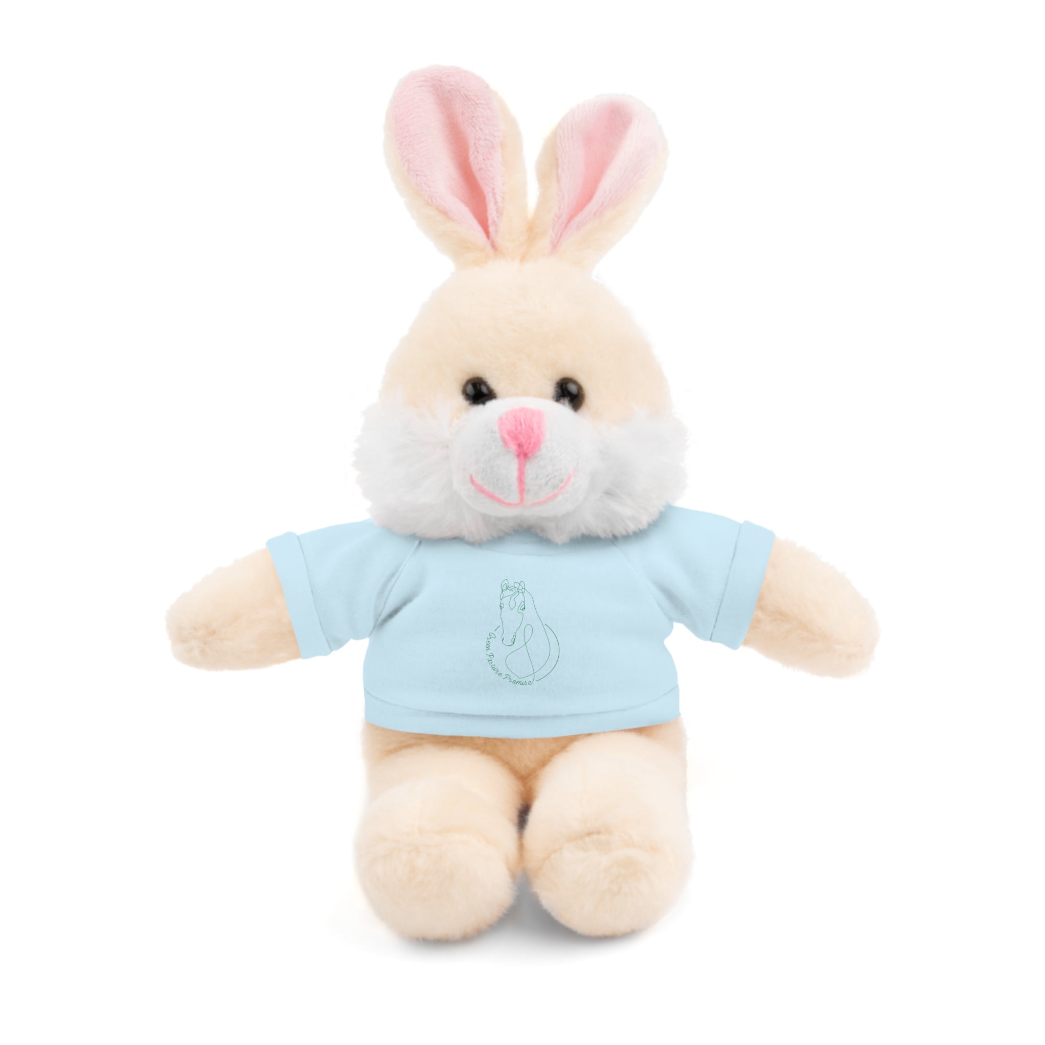 Stuffed Animals with Green Pasture Promise Tee
