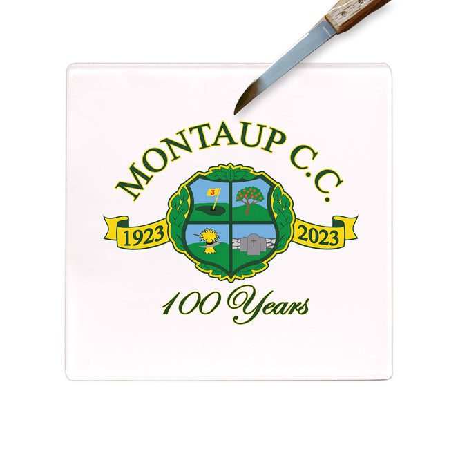 Montaup Centennial 12" Glass Cheese Board