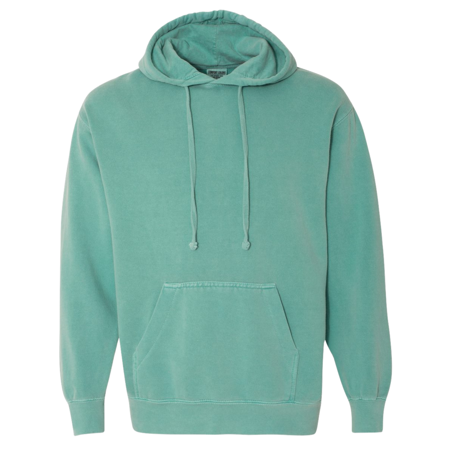 Relaxed Garment Dyed Hooded Sweatshirt